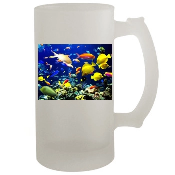 Underwater World 16oz Frosted Beer Stein