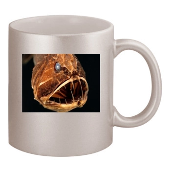 Underwater World 11oz Metallic Silver Mug