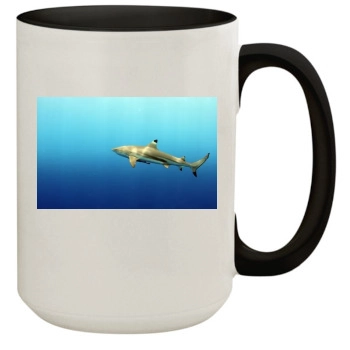 Underwater World 15oz Colored Inner & Handle Mug