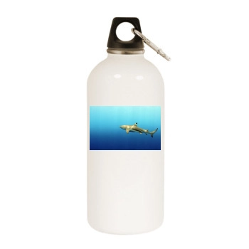 Underwater World White Water Bottle With Carabiner