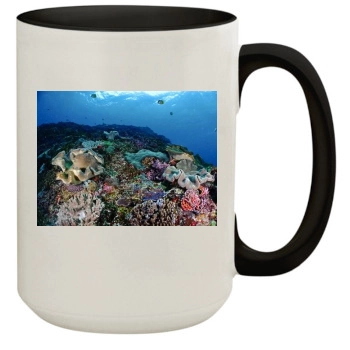 Underwater World 15oz Colored Inner & Handle Mug