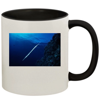 Underwater World 11oz Colored Inner & Handle Mug