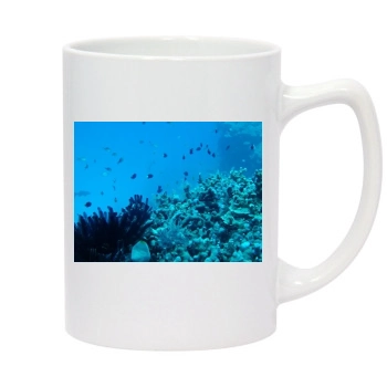 Underwater World 14oz White Statesman Mug