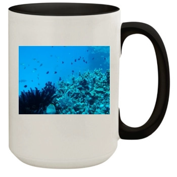 Underwater World 15oz Colored Inner & Handle Mug