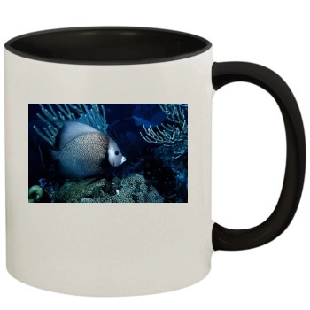 Underwater World 11oz Colored Inner & Handle Mug