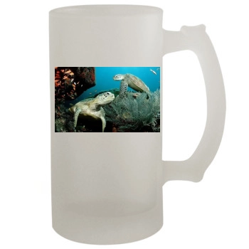 Underwater World 16oz Frosted Beer Stein