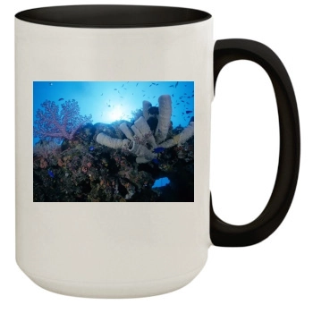 Underwater World 15oz Colored Inner & Handle Mug