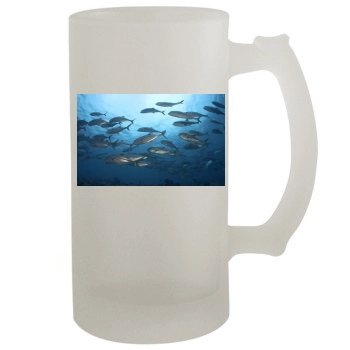 Underwater World 16oz Frosted Beer Stein