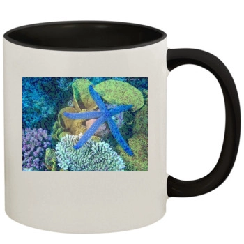 Underwater World 11oz Colored Inner & Handle Mug