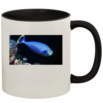 Underwater World 11oz Colored Inner & Handle Mug