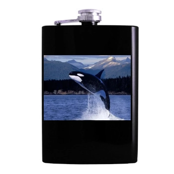 Underwater World Hip Flask