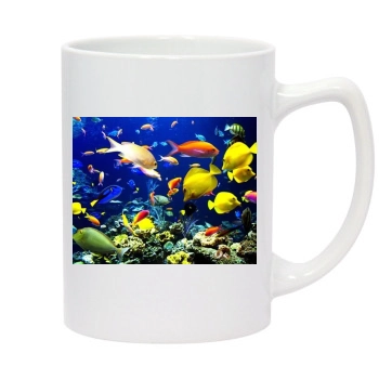 Underwater World 14oz White Statesman Mug