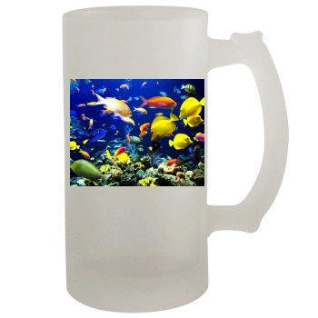 Underwater World 16oz Frosted Beer Stein