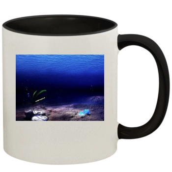 Underwater World 11oz Colored Inner & Handle Mug