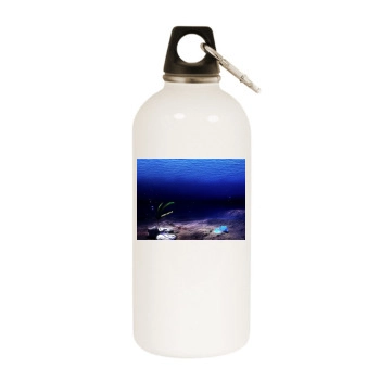 Underwater World White Water Bottle With Carabiner