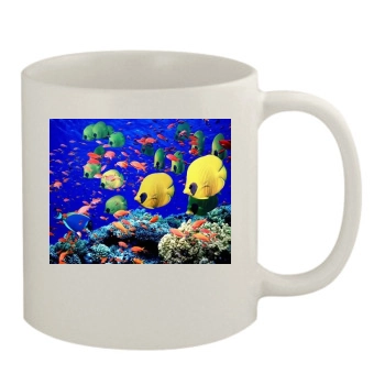 Underwater World 11oz White Mug