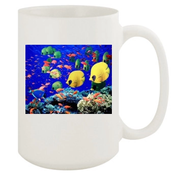 Underwater World 15oz White Mug