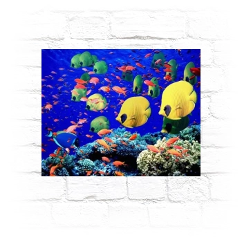 Underwater World Metal Wall Art