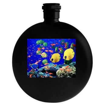 Underwater World Round Flask