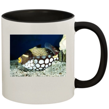 Underwater World 11oz Colored Inner & Handle Mug