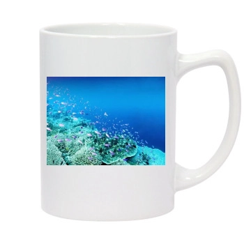 Underwater World 14oz White Statesman Mug