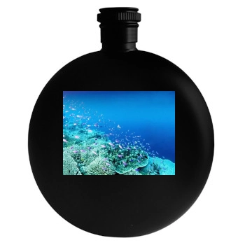 Underwater World Round Flask