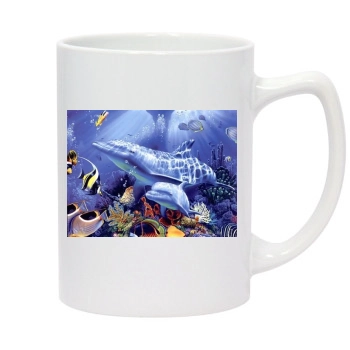 Underwater World 14oz White Statesman Mug