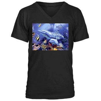 Underwater World Men's V-Neck T-Shirt