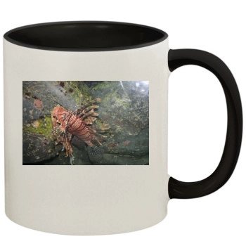 Underwater World 11oz Colored Inner & Handle Mug