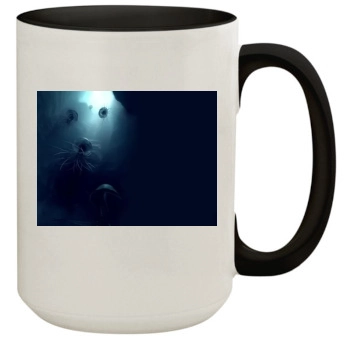 Underwater World 15oz Colored Inner & Handle Mug