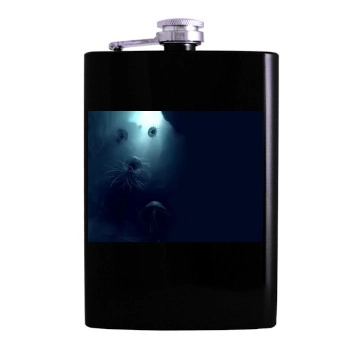 Underwater World Hip Flask