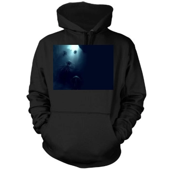 Underwater World Mens Pullover Hoodie Sweatshirt