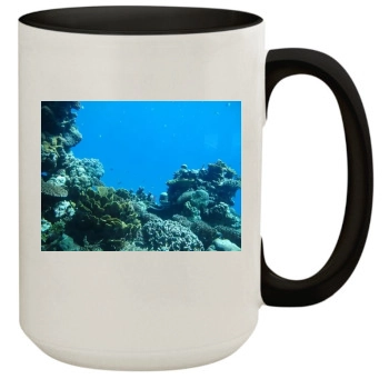 Underwater World 15oz Colored Inner & Handle Mug