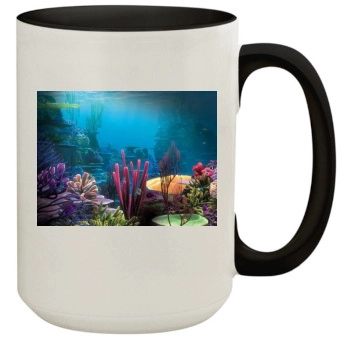 Underwater World 15oz Colored Inner & Handle Mug