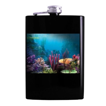 Underwater World Hip Flask