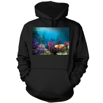 Underwater World Mens Pullover Hoodie Sweatshirt