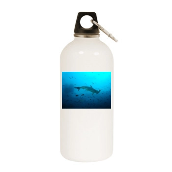 Underwater World White Water Bottle With Carabiner