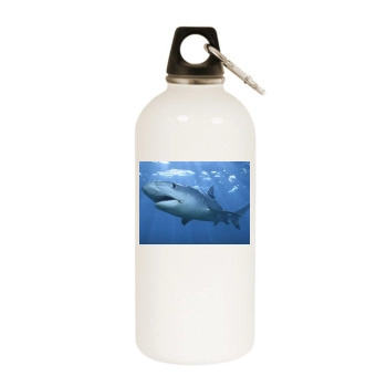 Underwater World White Water Bottle With Carabiner