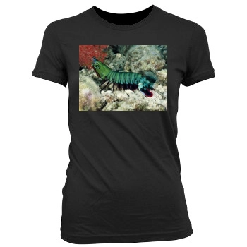 Underwater World Women's Junior Cut Crewneck T-Shirt