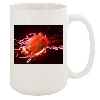 Underwater World 15oz White Mug