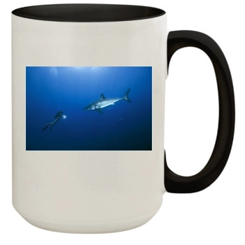 Underwater World 15oz Colored Inner & Handle Mug