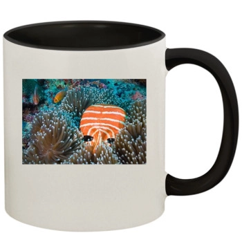 Underwater World 11oz Colored Inner & Handle Mug