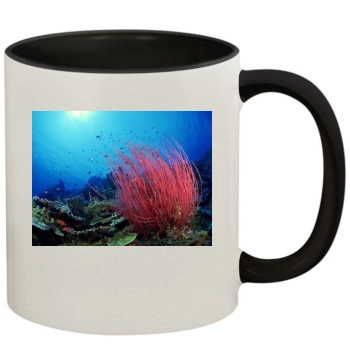 Underwater World 11oz Colored Inner & Handle Mug