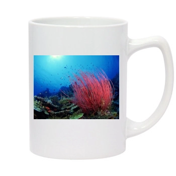 Underwater World 14oz White Statesman Mug