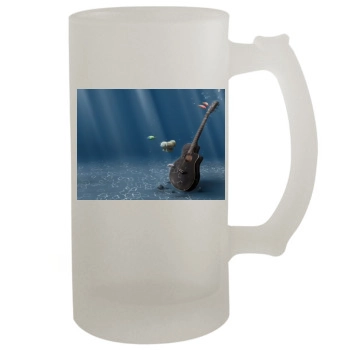 Underwater World 16oz Frosted Beer Stein