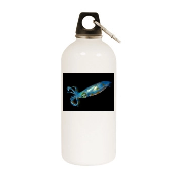 Underwater World White Water Bottle With Carabiner