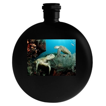 Underwater World Round Flask