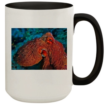 Underwater World 15oz Colored Inner & Handle Mug