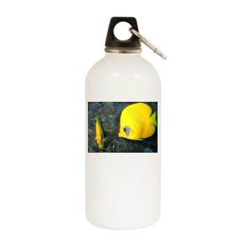 Underwater World White Water Bottle With Carabiner