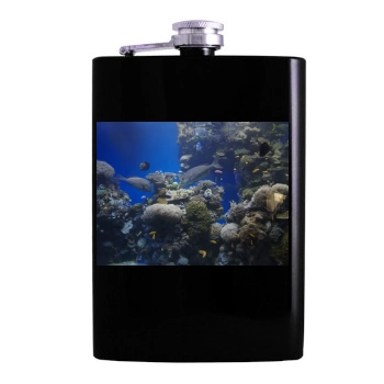 Underwater World Hip Flask